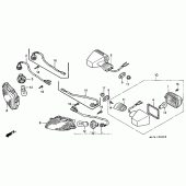 Схема узла: Поворотники для Honda CBR1100XX Blackbird