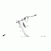 Схема вузла: Підставка для Honda VT600 Shadow VLX Deluxe