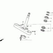 Схема узла: Рулевая траверса для Honda GL1500 Valkyrie Interstate