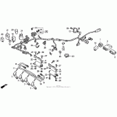 Схема вузла: Електрообладнання для Honda CBR900RR CBR919RR Fireblade