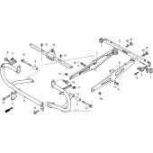 Схема вузла: Захист двигуна для Honda GL1500 Valkyrie Interstate