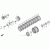 Схема вузла: Зчеплення для Honda ST1100 Pan-European