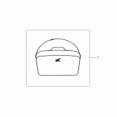 Схема вузла: Top box innerbag для Honda CBF600