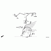 Схема вузла: Front Brake Hose (Abs) для Honda GL1800 Gold Wing Valkyrie