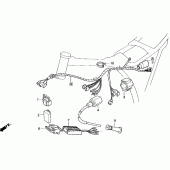 Схема вузла: Електрообладнання для Honda XR250