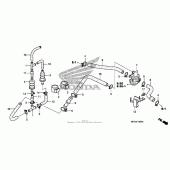 Схема узла: Система вентиляция картера для Honda VT750 Shadow Aero