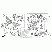 Схема узла: Пульт управления рулевой для Honda GL1800 Gold Wing