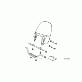 Схема вузла: Windshield (custom) (performance style) для Honda VTX1800