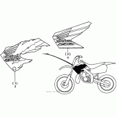 Схема узла: Mark 97-98 для Honda CR250