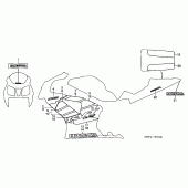 Схема вузла: Mark + stripes ( `00-`02) для Honda RVT1000R RVT RC51