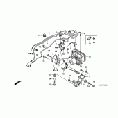 Схема вузла: Abs modulator для Honda CB1000 CB1000R
