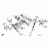 Схема вузла: Шток для Honda XR650