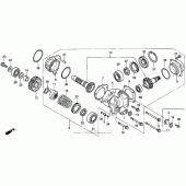 Схема вузла: Cross shaft для Honda VT1100 Shadow ACE