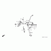 Схема вузла: Підставка для Honda CBR600 CBR600RR