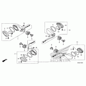 Схема вузла: Поворотники для Honda NC700