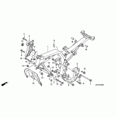 Схема вузла: Рама для Honda CB900 Hornet