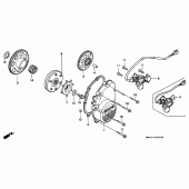 Схема узла: Привод стартера для Honda CBR600 CBR600F Hurricane