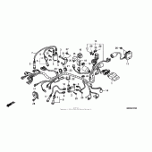 Схема узла: Электрооборудование для Honda VT750 Shadow Spirit