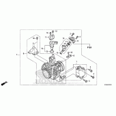 Схема вузла: Дросельна заслонка для Honda CB300F