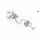 Схема вузла: Карбюратор (ASSY.) Для Honda VT1100 Shadow ACE