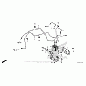 Схема вузла: Abs Modulator для Honda CB1100