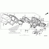 Схема вузла: Speedometer (navigation) для Honda GL1800 Gold Wing