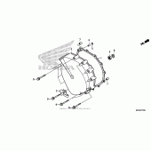 Схема вузла: Clutch cover для Honda GL1800 Gold Wing Valkyrie