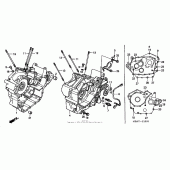 Схема вузла: Картер двигуна для Honda VT750 Shadow Deluxe