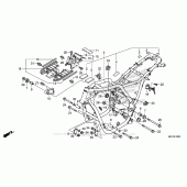Схема вузла: Рама для Honda CB1100