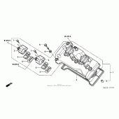 Схема узла: Клапанная крышка для Honda CBR600 CBR600RR