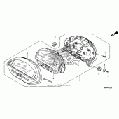 Схема узла: Панель приборов для Honda NSA700 DN-01
