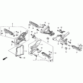Схема вузла: Step 90-93 для Honda VFR750F Interceptor