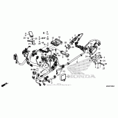 Схема вузла: Електрообладнання для Honda CTX1300