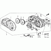 Схема вузла: Спідометр для Honda VFR800 Interceptor