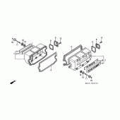 Схема вузла: Клапанна кришка для Honda GL1500 Gold Wing Special Edition