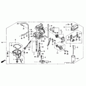 Схема узла: Карбюратор для Honda XR250