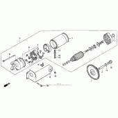 Схема вузла: Стартер електричний для Honda ST1100 Pan-European