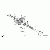 Схема вузла: Balancer для Honda CRF250 CRF250X