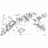 Схема вузла: Заднє крило для Honda CBR300R
