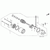 Схема узла: Стартер электрический для Honda CBF500