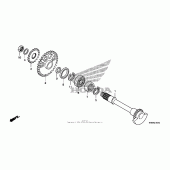 Схема вузла: Balancer для Honda CRF250 CRF250R