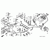 Схема вузла: Електрообладнання (X / Y) для Honda CBR1100XX Blackbird