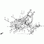 Схема вузла: Рама для Honda GL1500 Gold Wing Interstate