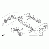 Схема вузла: Поворотники для Honda VT1100 Shadow ACE