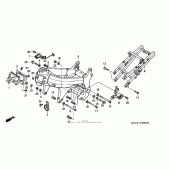 Схема вузла: Frame (00- 01) для Honda RVT1000R RVT RC51