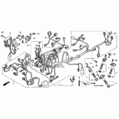 Схема вузла: Електрообладнання для Honda VFR800 Interceptor