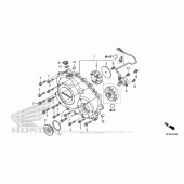 Схема вузла: Права кришка картера для Honda CB1000 CB1000R