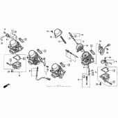Схема вузла: Комплектуючі карбюратора для Honda CBR600 CBR600F Smokin Joe s Edition