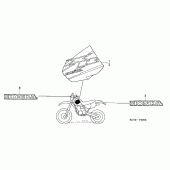 Схема вузла: Marks 00 для Honda XR400