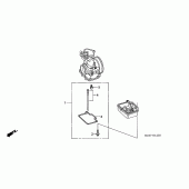 Схема узла: Карбюратор опционально kit (CR250R4-7) для Honda CR250
